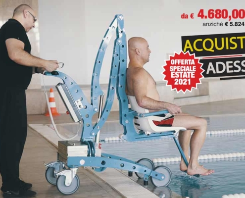 Lifts pool for disabled
